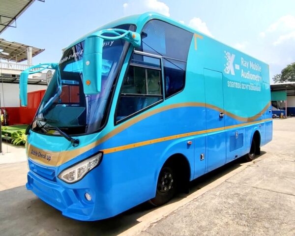 รถเอกซเรย์และห้องตรวจการได้ยินเคลื่อน ขนาด7.5เมตร