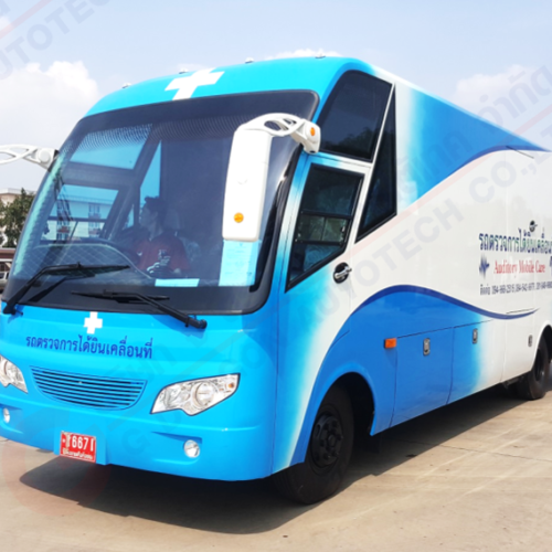 รถตรวจการได้ยินเคลื่อนที่ (แบบ 3 ตู้ตรวจ) บริษัทมารุ่งโรจน์